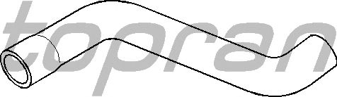 Шланг радиатора TOPRAN 205 718