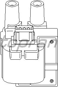 Катушка зажигания TOPRAN 700 112