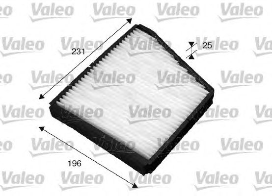 Фильтр салона VALEO 698860