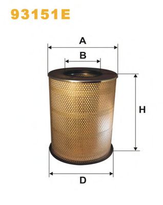 Воздушный фильтр WIX FILTERS 93151E