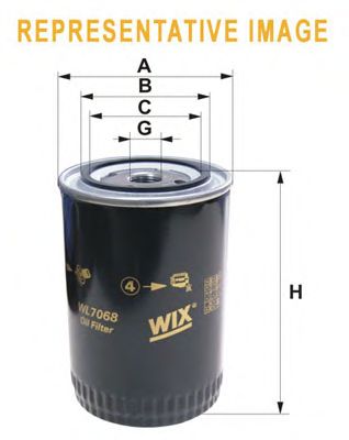 Топливный фильтр WIX FILTERS WF8267