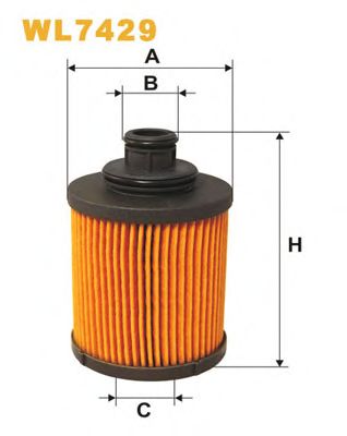 Масляный фильтр WIX FILTERS WL7429