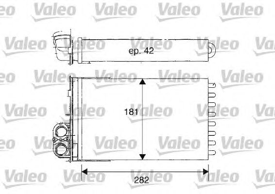 Радіатор опалення VALEO 812181