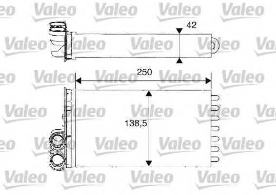 Радиатор отопителя VALEO 812234