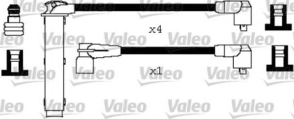 Комплект високовольтних проводів VALEO 346237