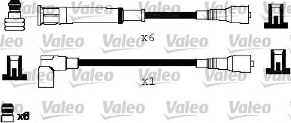 Комплект высоковольтных проводов VALEO 346235