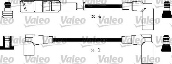 Комплект высоковольтных проводов VALEO 346144