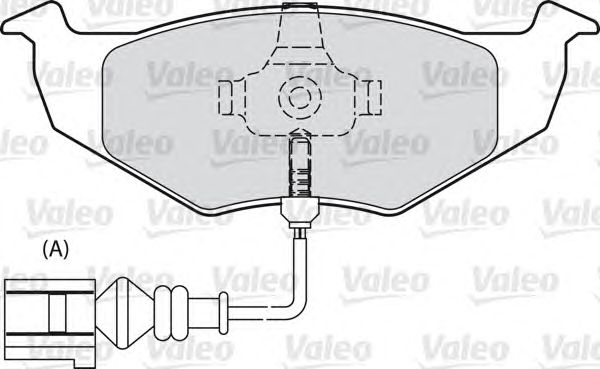 Тормозные колодки VALEO 598488