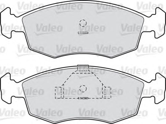 Гальмівні колодки VALEO 598344