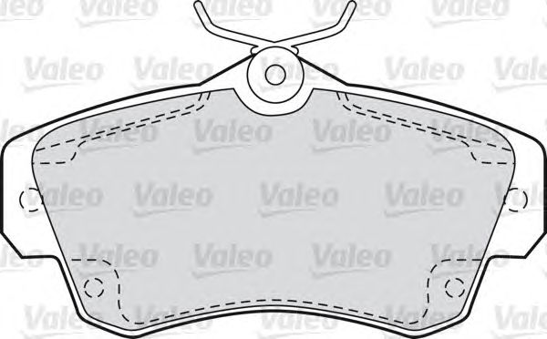 Тормозные колодки VALEO 598543