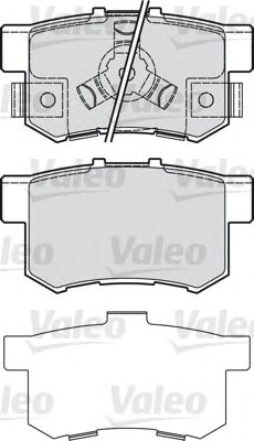 Тормозные колодки VALEO 601043