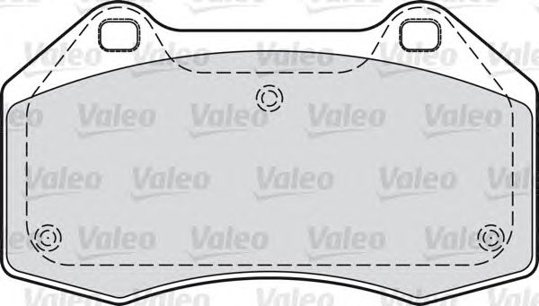 Тормозные колодки VALEO 598861