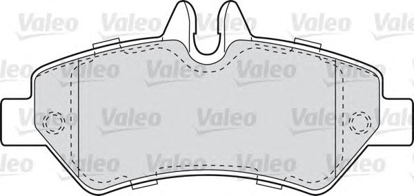 Тормозные колодки VALEO 598876