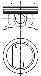 Поршень KOLBENSCHMIDT 94916610