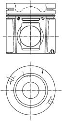 Поршень KOLBENSCHMIDT 99500600
