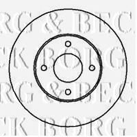 Гальмівний диск BORG & BECK BBD4232