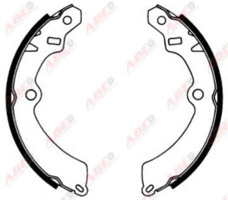 Тормозные колодки ABE C08012ABE
