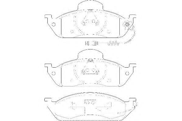 Тормозные колодки WAGNER WBP23193A