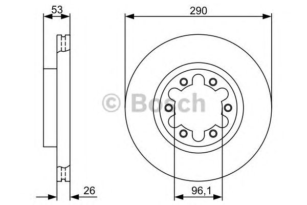 Тормозной диск BOSCH 0 986 479 355