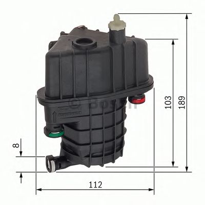 Паливний фільтр BOSCH 0 450 906 473