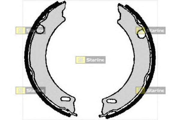 Тормозные колодки ручника STARLINE BC 06900