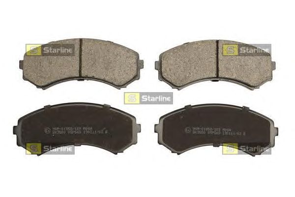 Тормозные колодки STARLINE BD S077