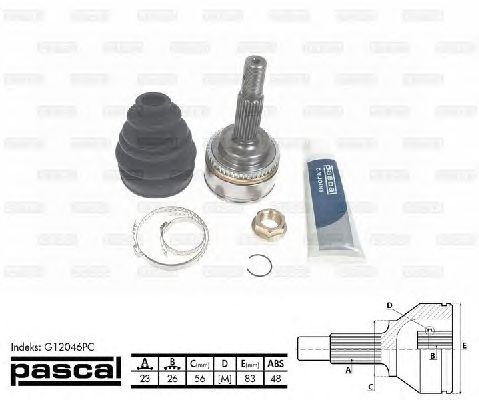 Комплект ШРКШ PASCAL G12046PC
