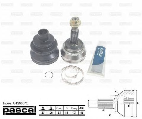 Комплект ШРКШ PASCAL G12085PC