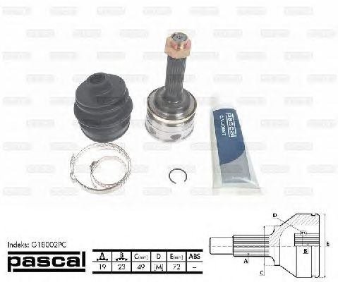 Комплект ШРКШ PASCAL G18002PC
