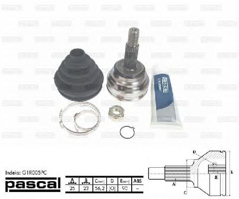 Комплект ШРКШ PASCAL G1R005PC