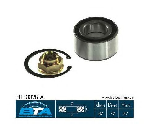 Ступичный подшипник BTA H1F002BTA