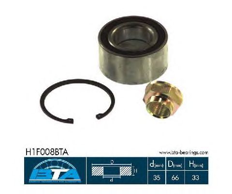 Ступичный подшипник BTA H1F008BTA