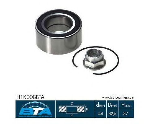 Ступичный подшипник BTA H1K008BTA