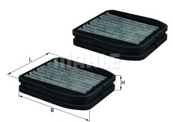 Фильтр салона KNECHT LKK 165/S