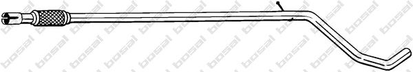 Труба выхлопного газа BOSAL 950-067