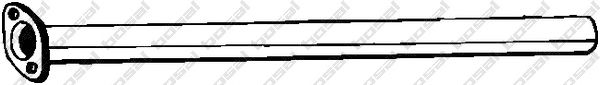 Труба выхлопного газа BOSAL 850-057
