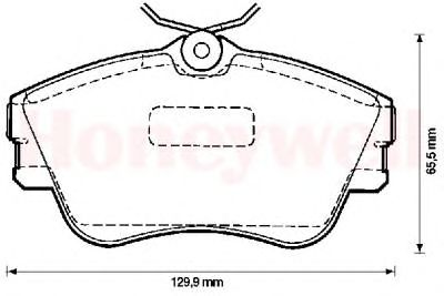 Тормозные колодки JURID 571847J