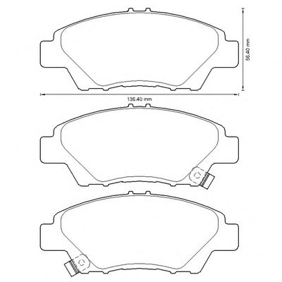 Тормозные колодки JURID 572637J