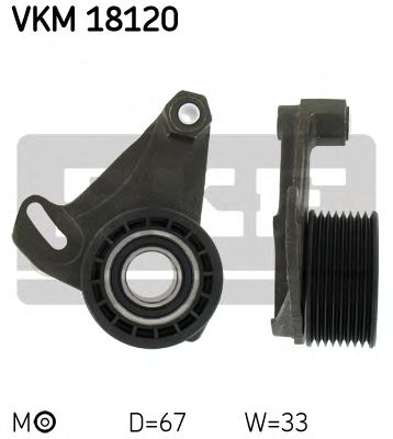 Натяжной ролик ремня ГРМ SKF VKM 18120