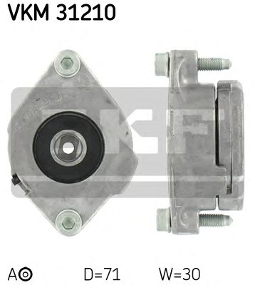 Натяжной ролик поликлинового ремня SKF VKM 31210
