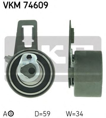 Натяжной ролик ремня ГРМ SKF VKM 74609