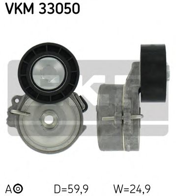 Натяжной ролик поликлинового ремня SKF VKM 33050