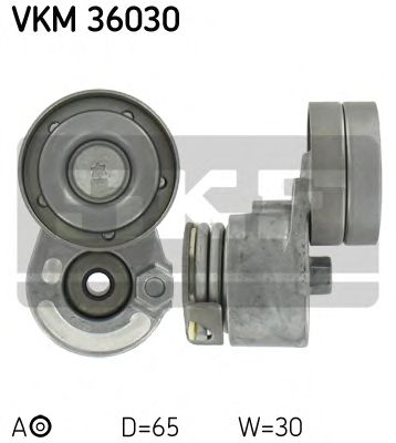 Натяжной ролик поликлинового ремня SKF VKM 36030
