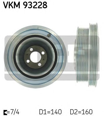 Шкив коленвала SKF VKM 93228