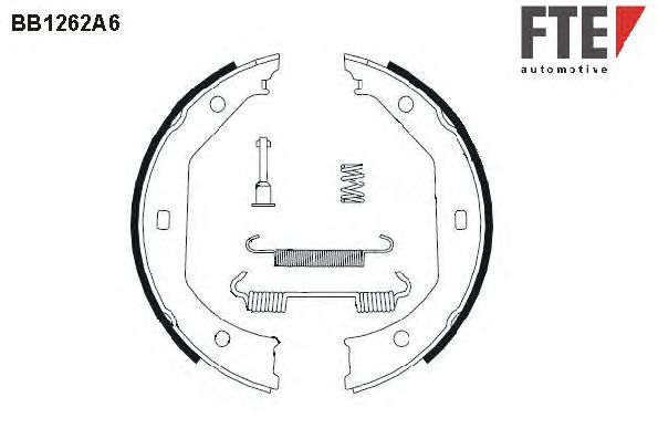 Тормозные колодки ручника FTE BB1262A6