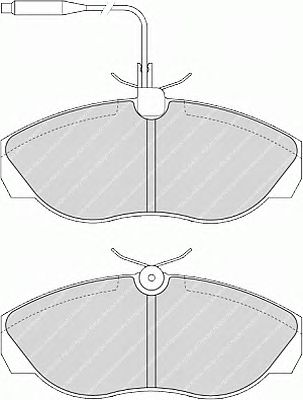 Тормозные колодки FERODO FVR967