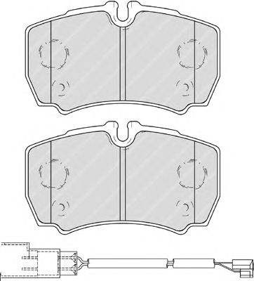 Тормозные колодки FERODO FVR4251
