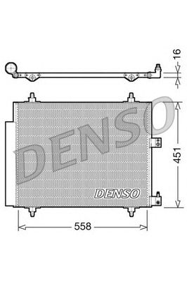 Радиатор кондиционера DENSO DCN21005