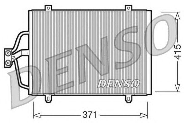 Радиатор кондиционера DENSO DCN23003