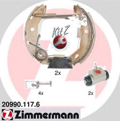 Тормозные колодки ZIMMERMANN 20990.117.6